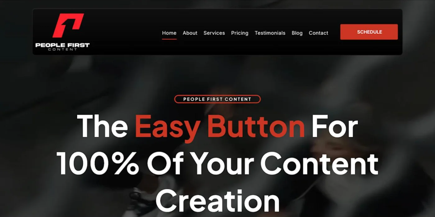 People First Content landing page