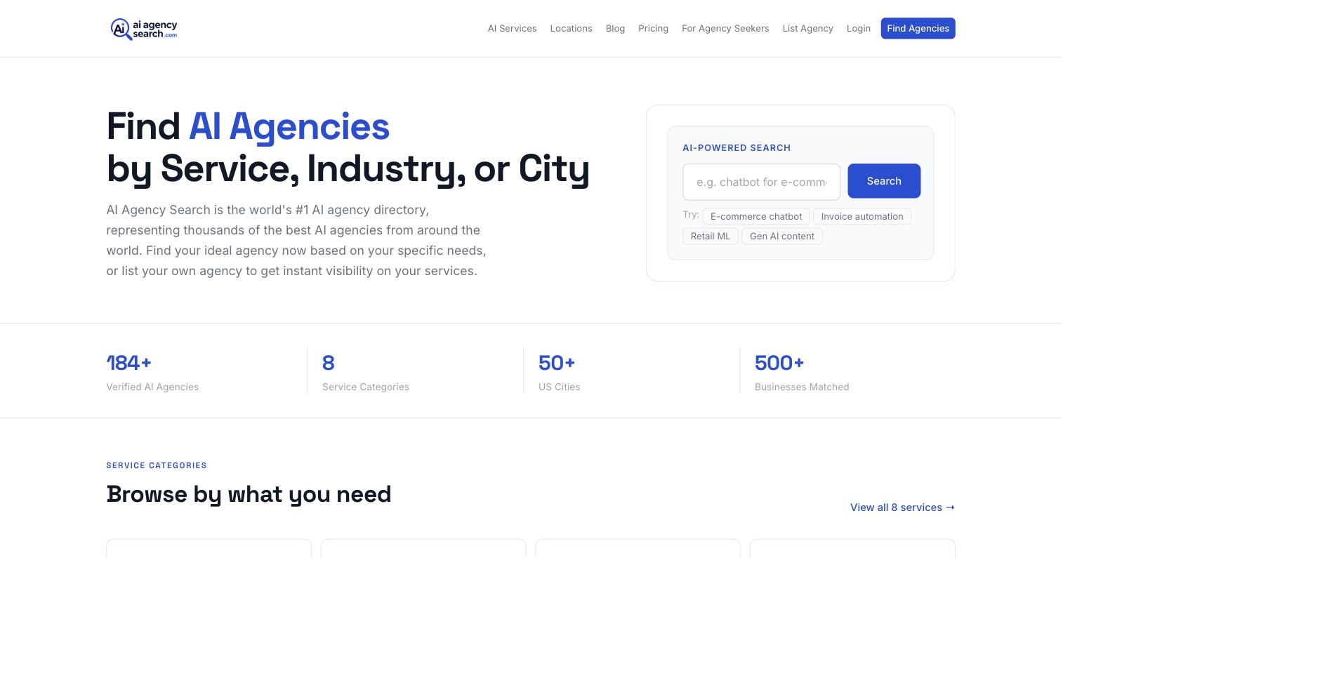 AI Agency Search