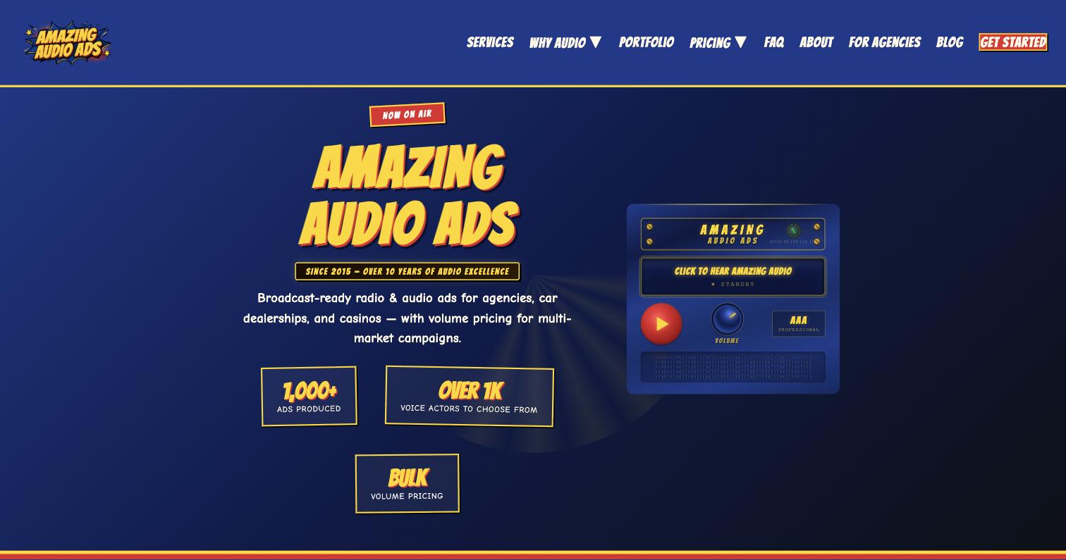 Amazing Audio Ads